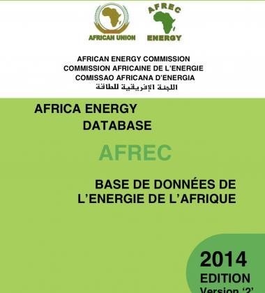 AFREC 2014 Africa Energy Statistics